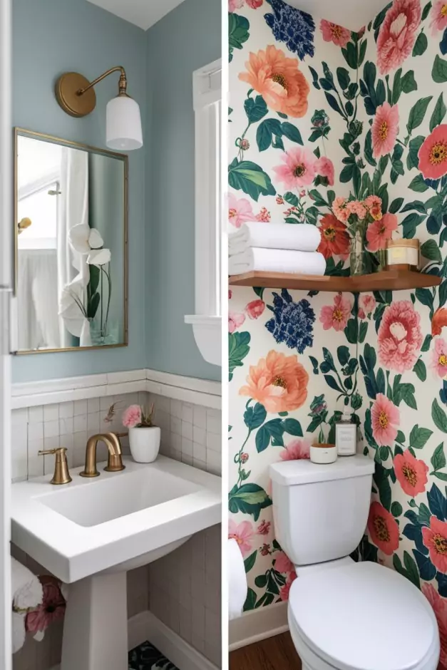 Peel and Stick Wallpaper Ideas for Small Spaces
