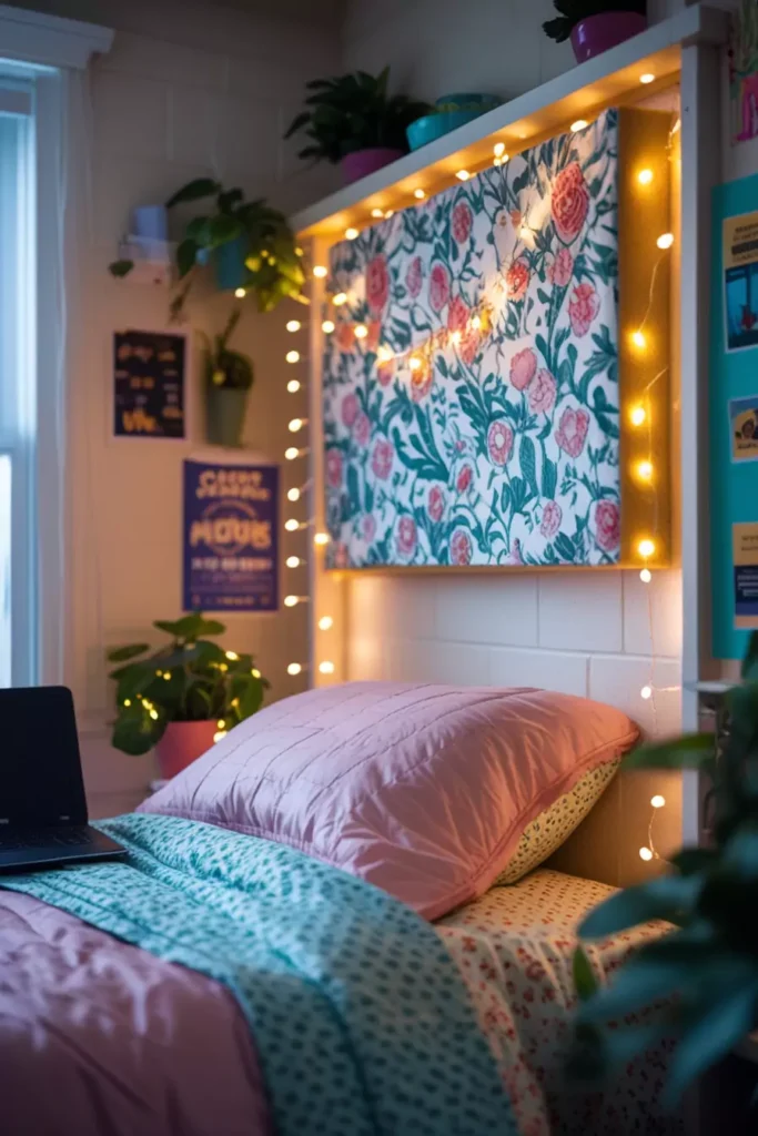 DIY Dorm Headboard Ideas